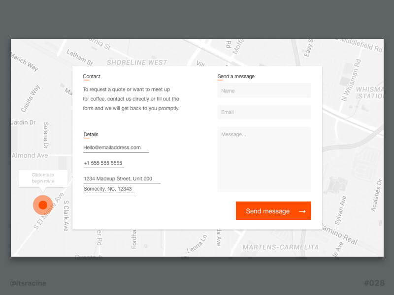 Contact Form Design